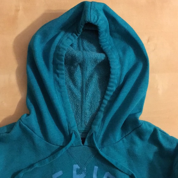 American Eagle Outfitters Teal Hoodie - Picture 4 of 12